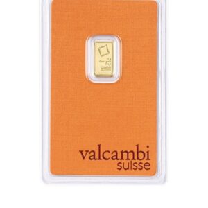 Valcambi Suisse 1 г златно кюлче 999.9
