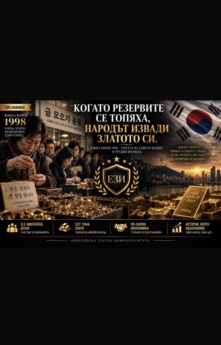 КОГАТО ЕДНА ДЪРЖАВА ОСТАНА БЕЗ ВАЛУТА, НАРОДЪТ ИЗВАДИ ЗЛАТОТО СИ