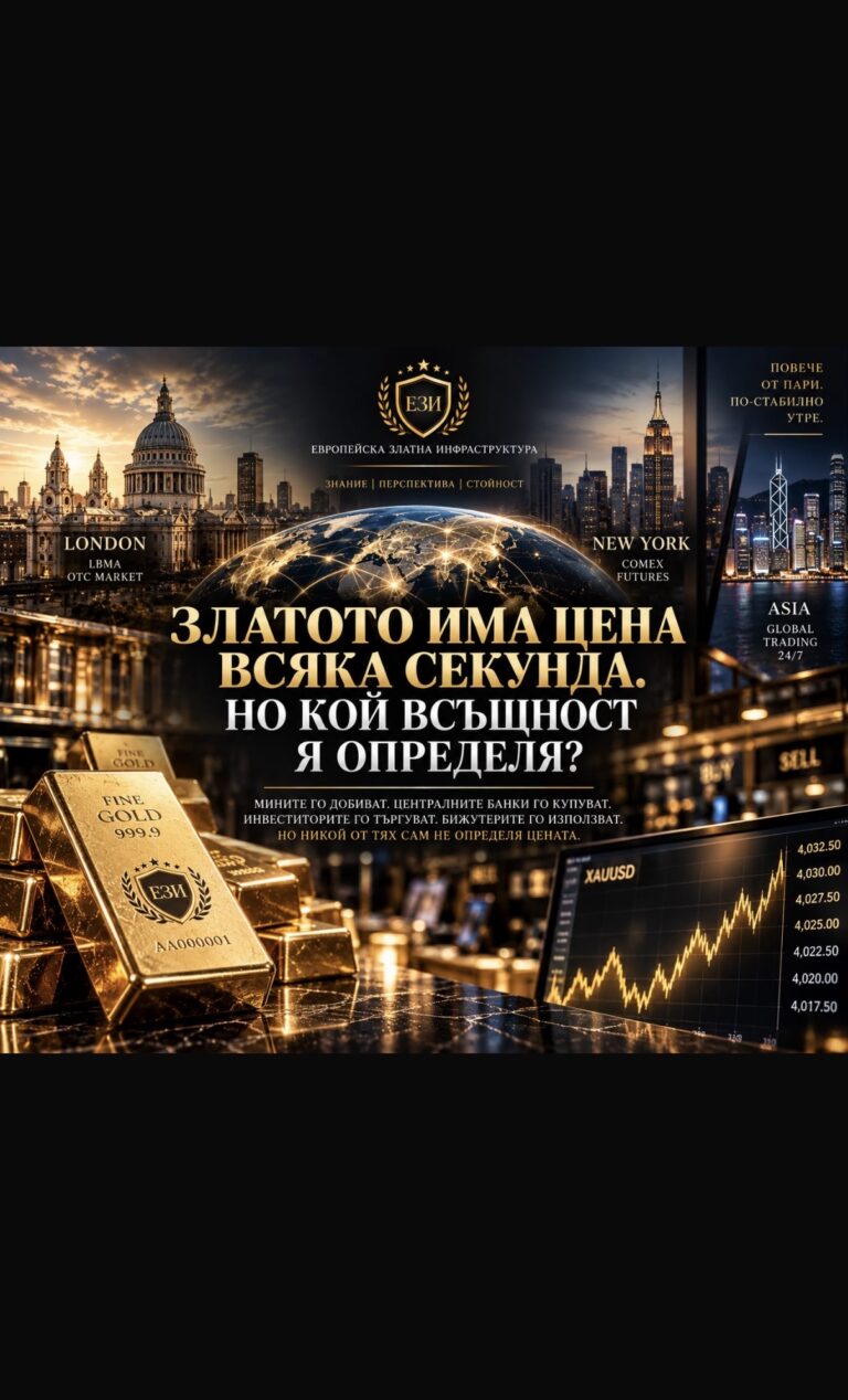 ЗЛАТОТО ИМА ЦЕНА ВСЯКА СЕКУНДА. НО КОЙ ВСЪЩНОСТ Я ОПРЕДЕЛЯ?